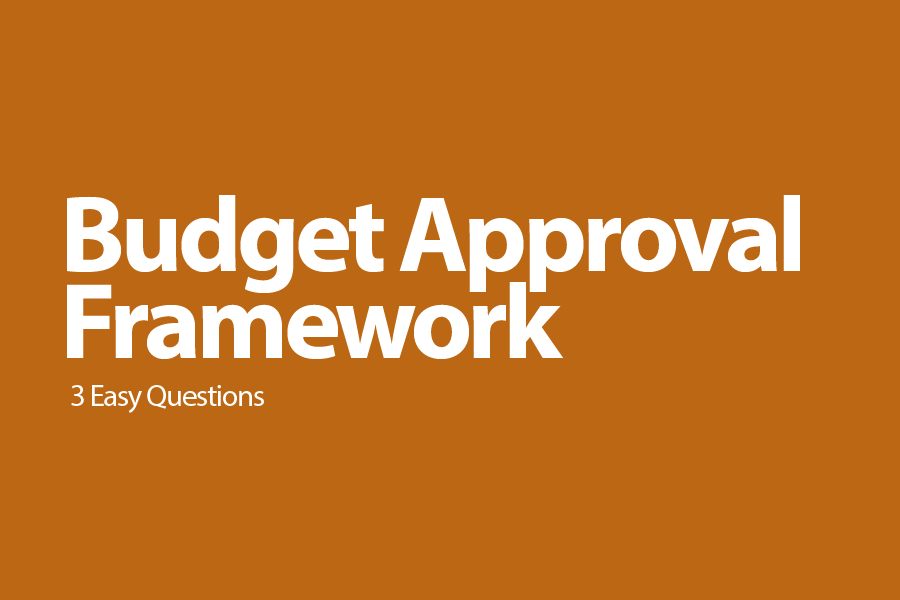 Budget Approval Framework