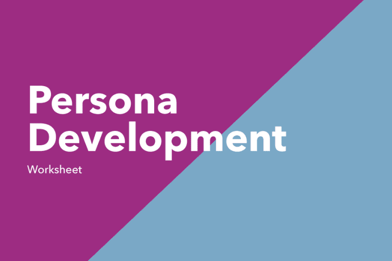 Persona Development Worksheet